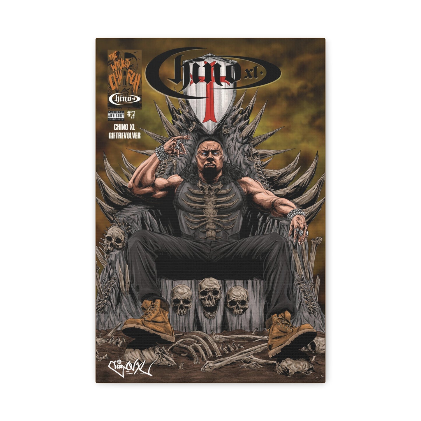Chino XL - Issue #3 The Descent of The Holy (Canvas)