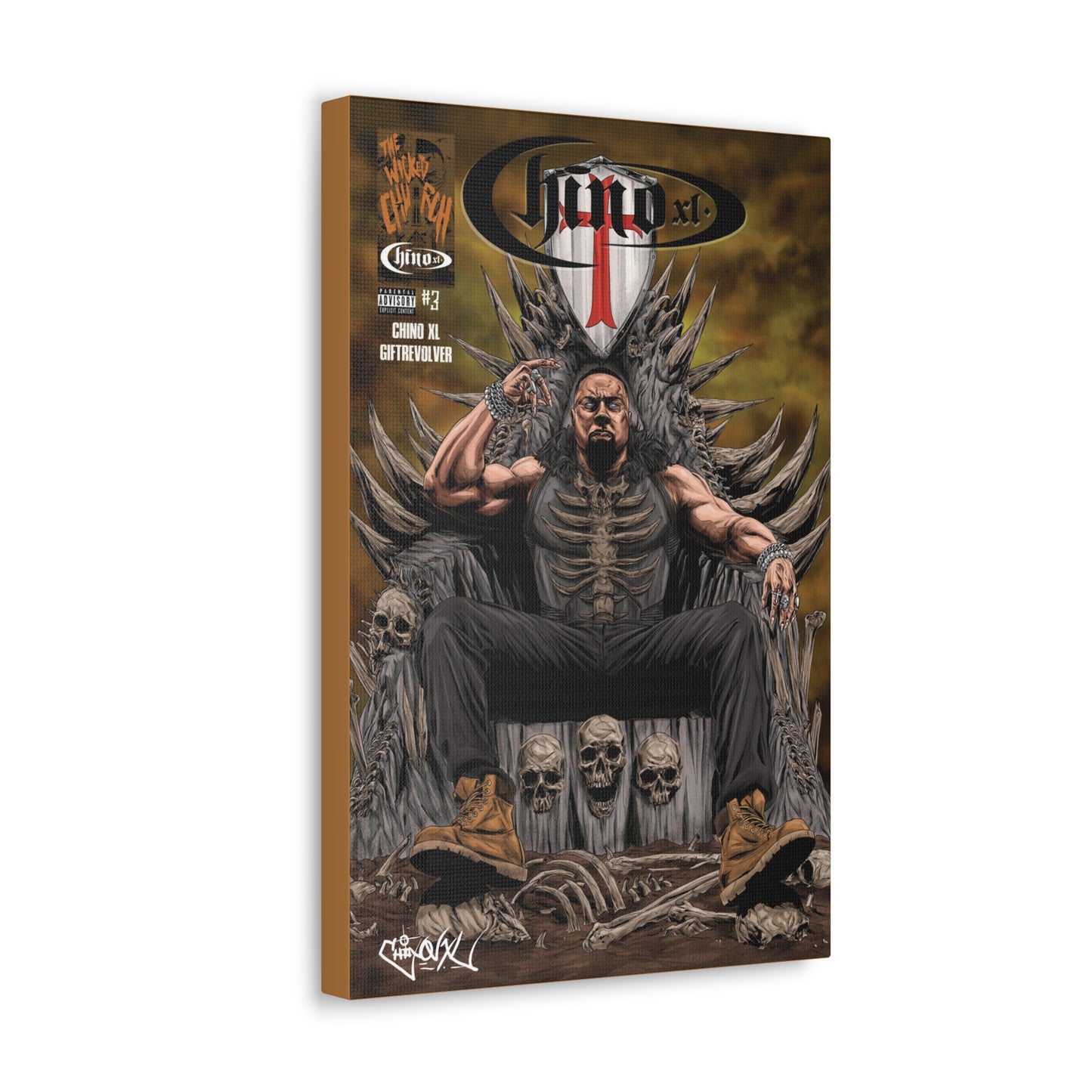 Chino XL - Issue #3 The Descent of The Holy (Canvas)
