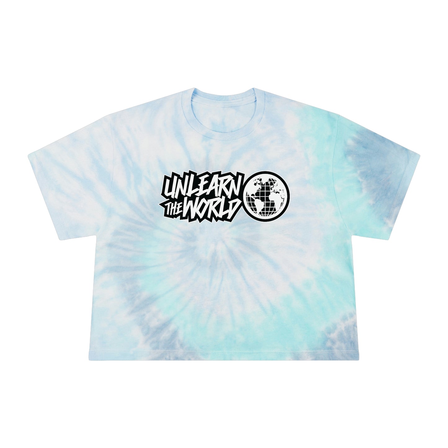 Unlearn The World - Women's Tie-Dye Logo Tee