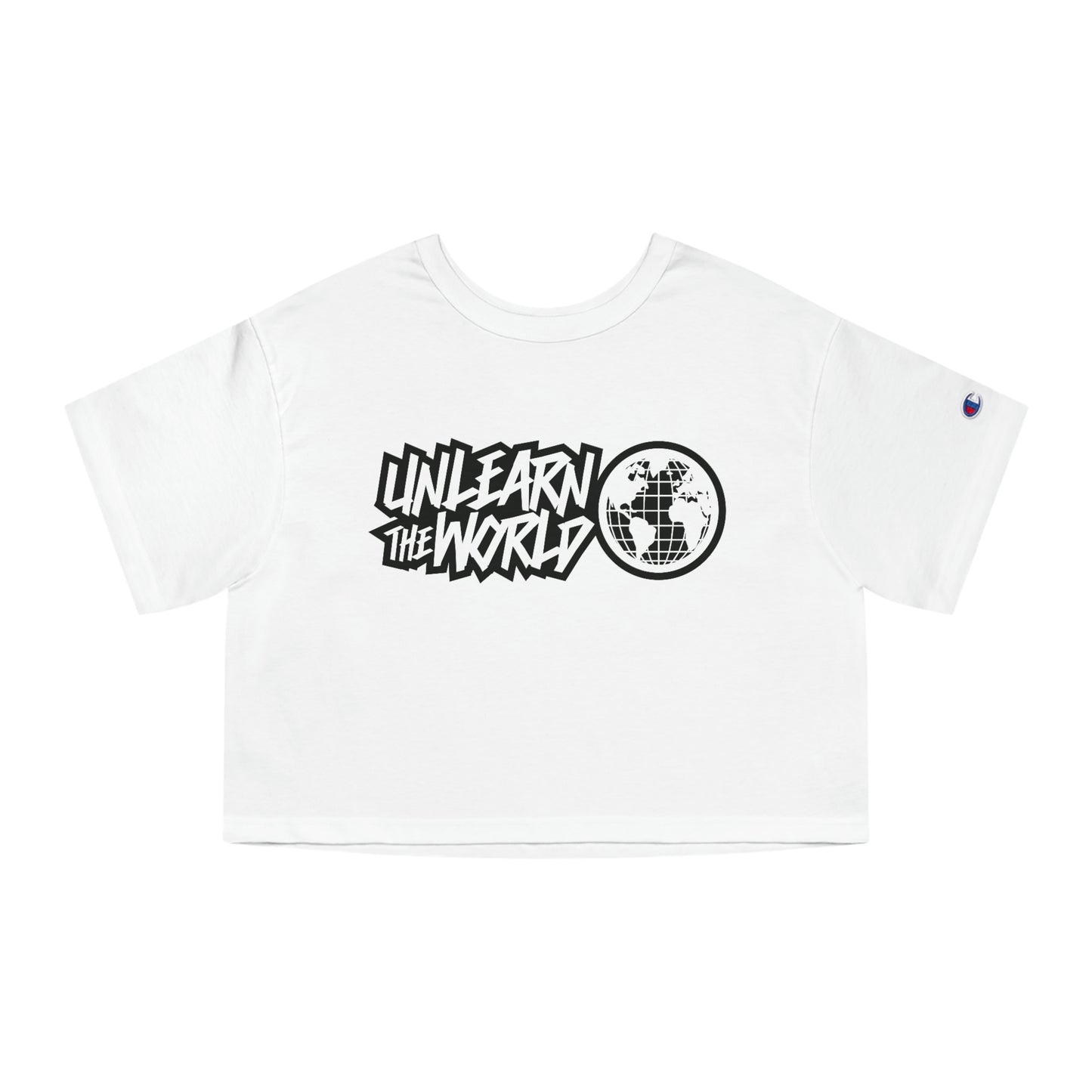 Unlearn The World - Heritage Cropped T-Shirt
