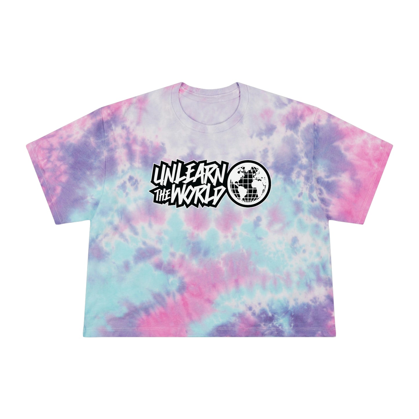 Unlearn The World - Women's Tie-Dye Logo Tee