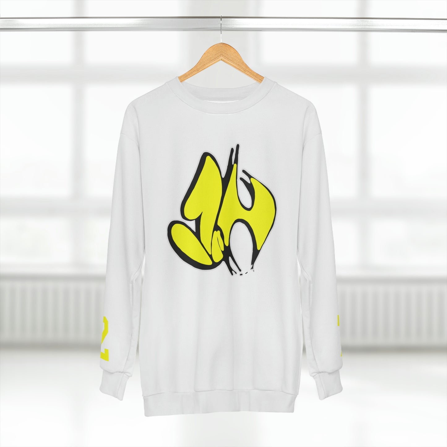 "James' Legendary Crit " - ZN FOREVER Crew White (Yellow)