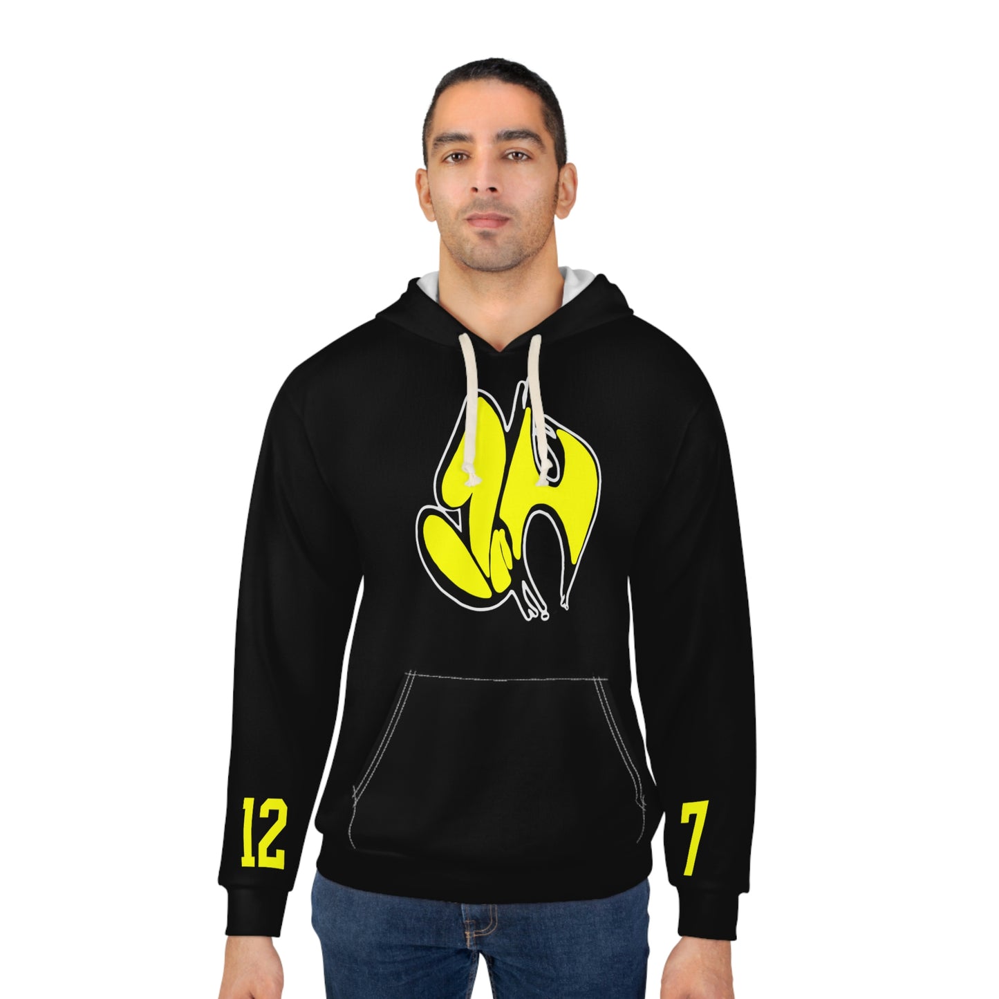 "James' Legendary Crit " - ZN FOREVER Hoodie Black (Yellow)