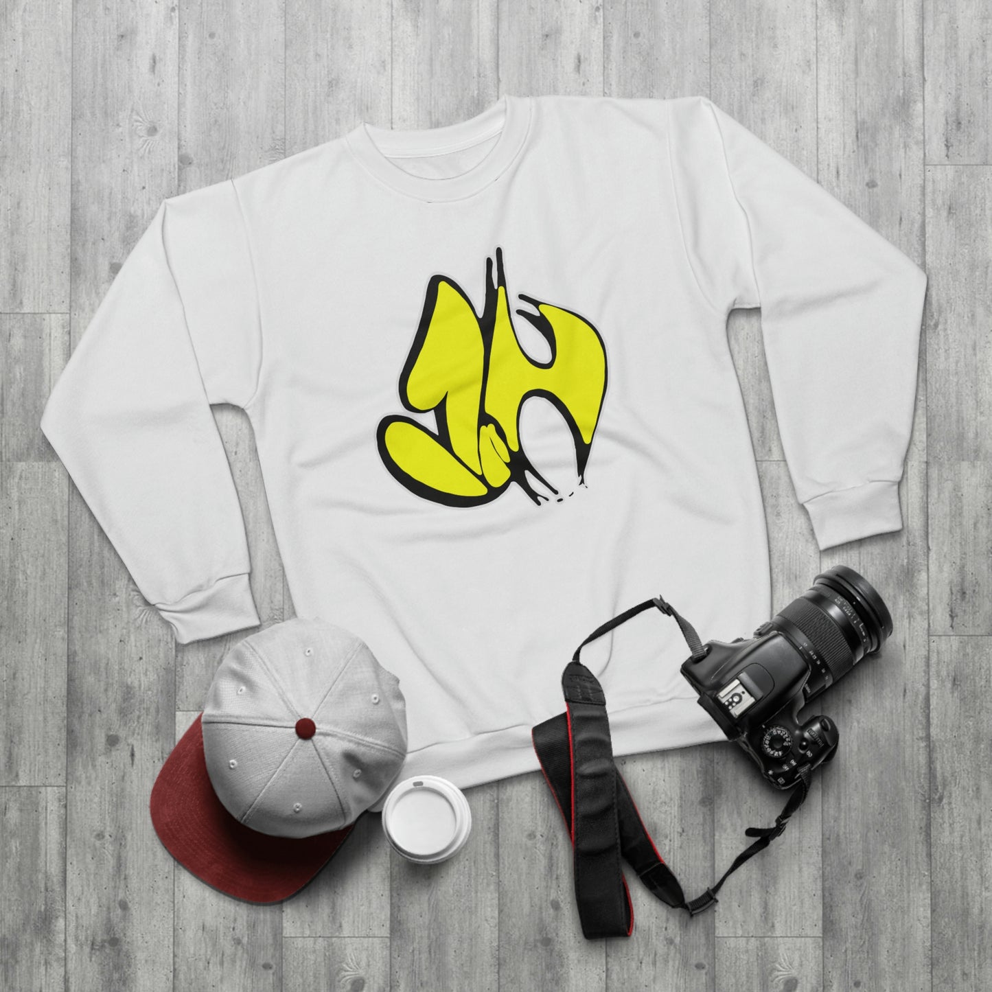 "James' Legendary Crit " - ZN FOREVER Crew White (Yellow)