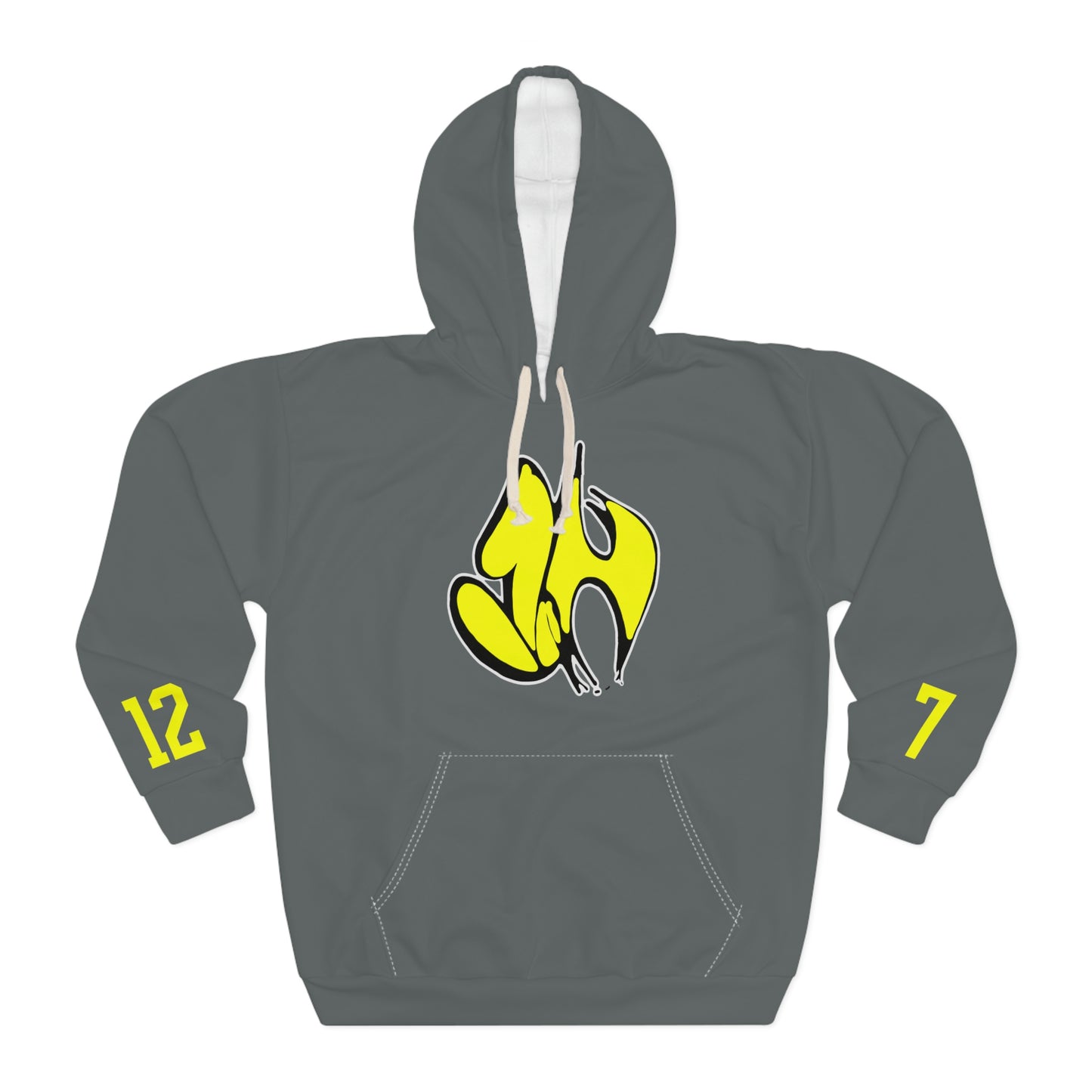 "James' Legendary Crit " - ZN FOREVER Hoodie Grey (Yellow)
