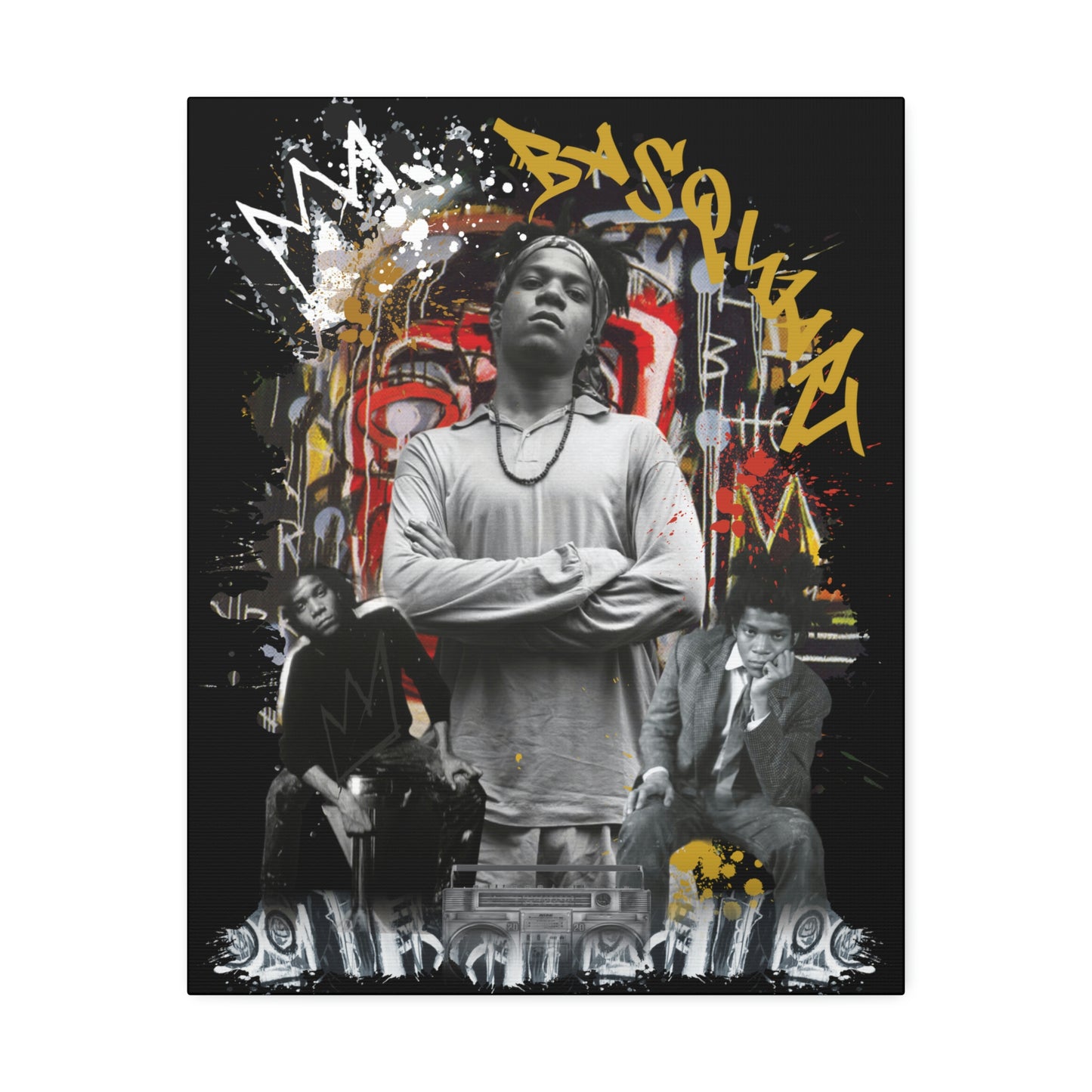 Basquiart Canvas Stretched, 1.5''