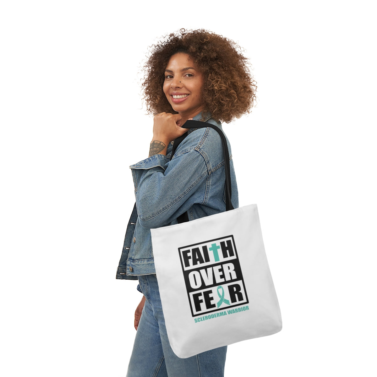 Faith Over Fear - Canvas Tote Bag