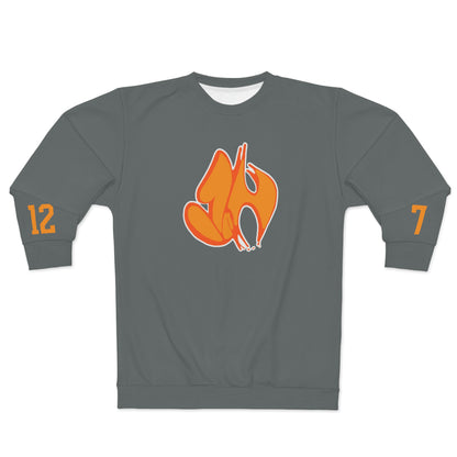 "James' Legendary Crit " - ZN FOREVER Crew Gray (Orange)