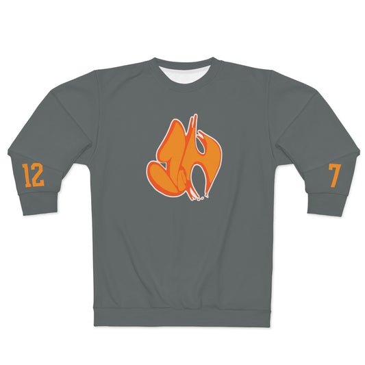 "James' Legendary Crit " - ZN FOREVER Crew Gray (Orange)