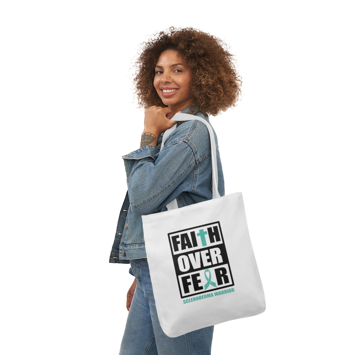 Faith Over Fear - Canvas Tote Bag