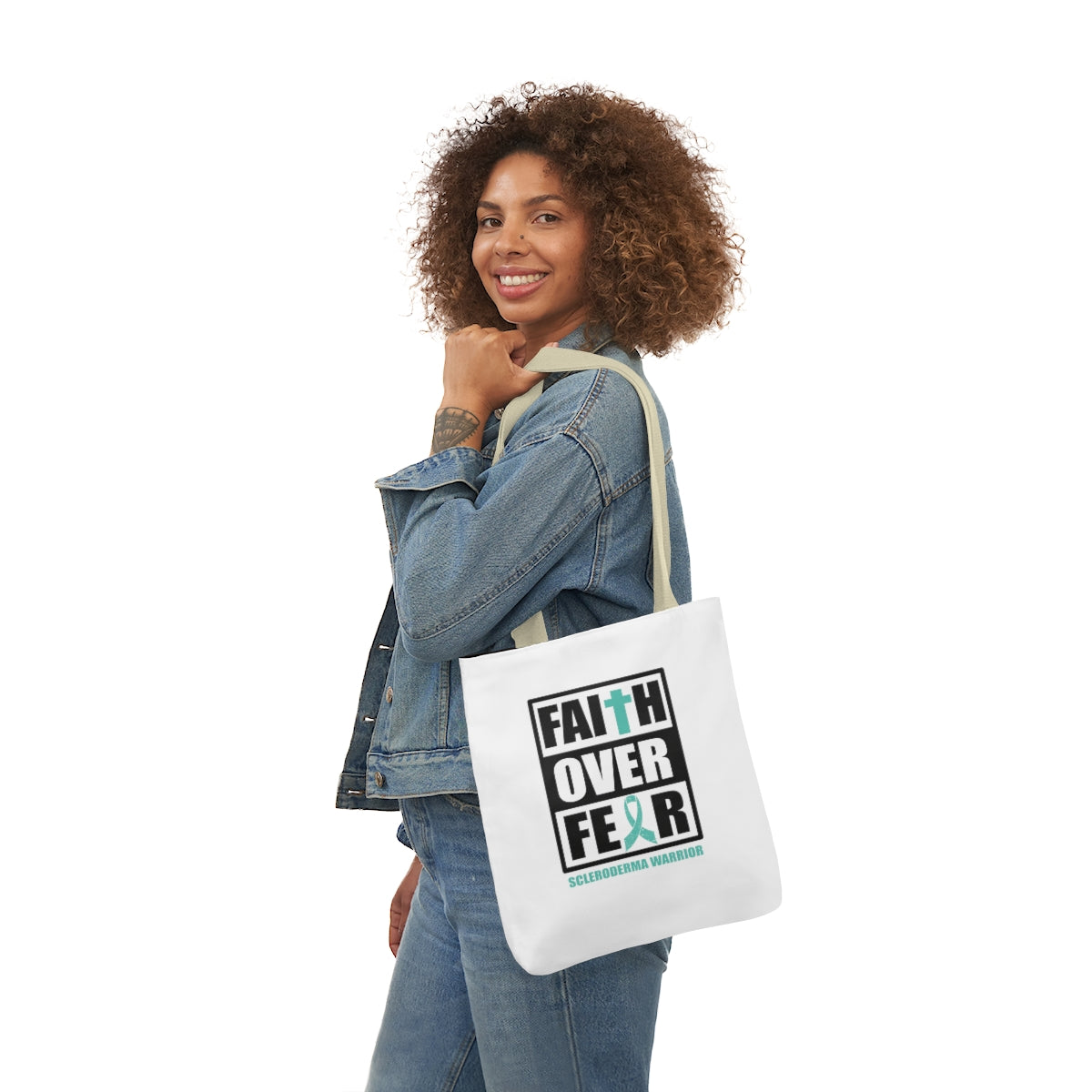 Faith Over Fear - Canvas Tote Bag