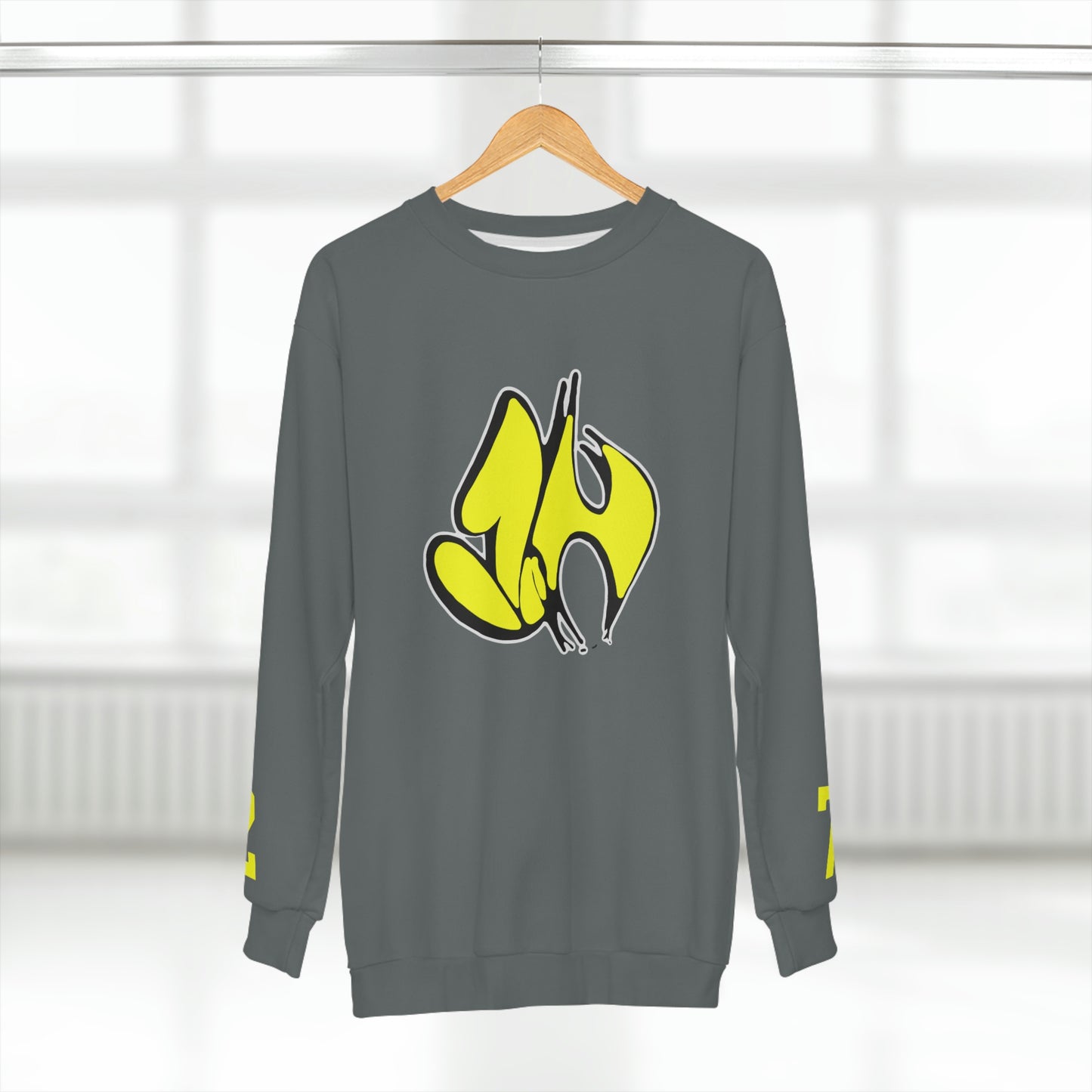 "James' Legendary Crit " - ZN FOREVER  Crew Grey (Yellow)
