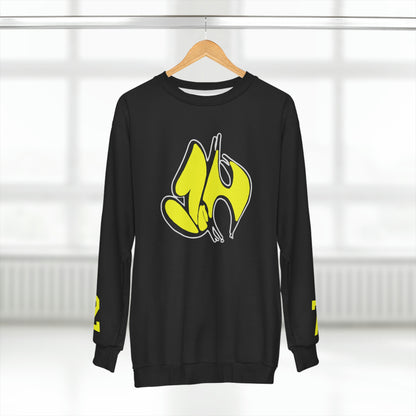 "James' Legendary Crit " - ZN FOREVER Crew Black (Yellow)