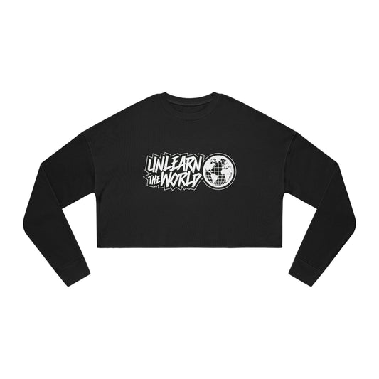 Unlearn The World - WM Crop Sweatshirt