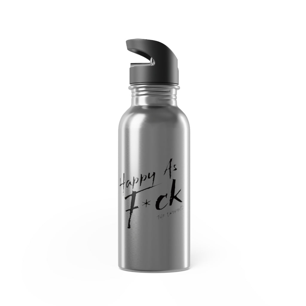 DRP® Happy As F*ck SS Bottle w/Straw, 20oz