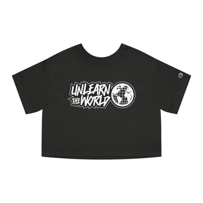 Unlearn The World - Heritage Cropped T-Shirt
