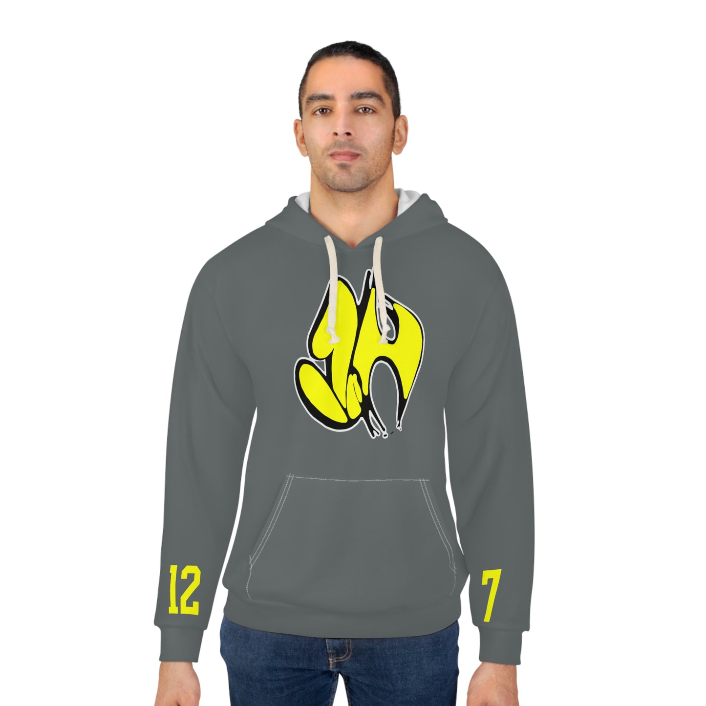 "James' Legendary Crit " - ZN FOREVER  Hoodie Grey (Yellow)