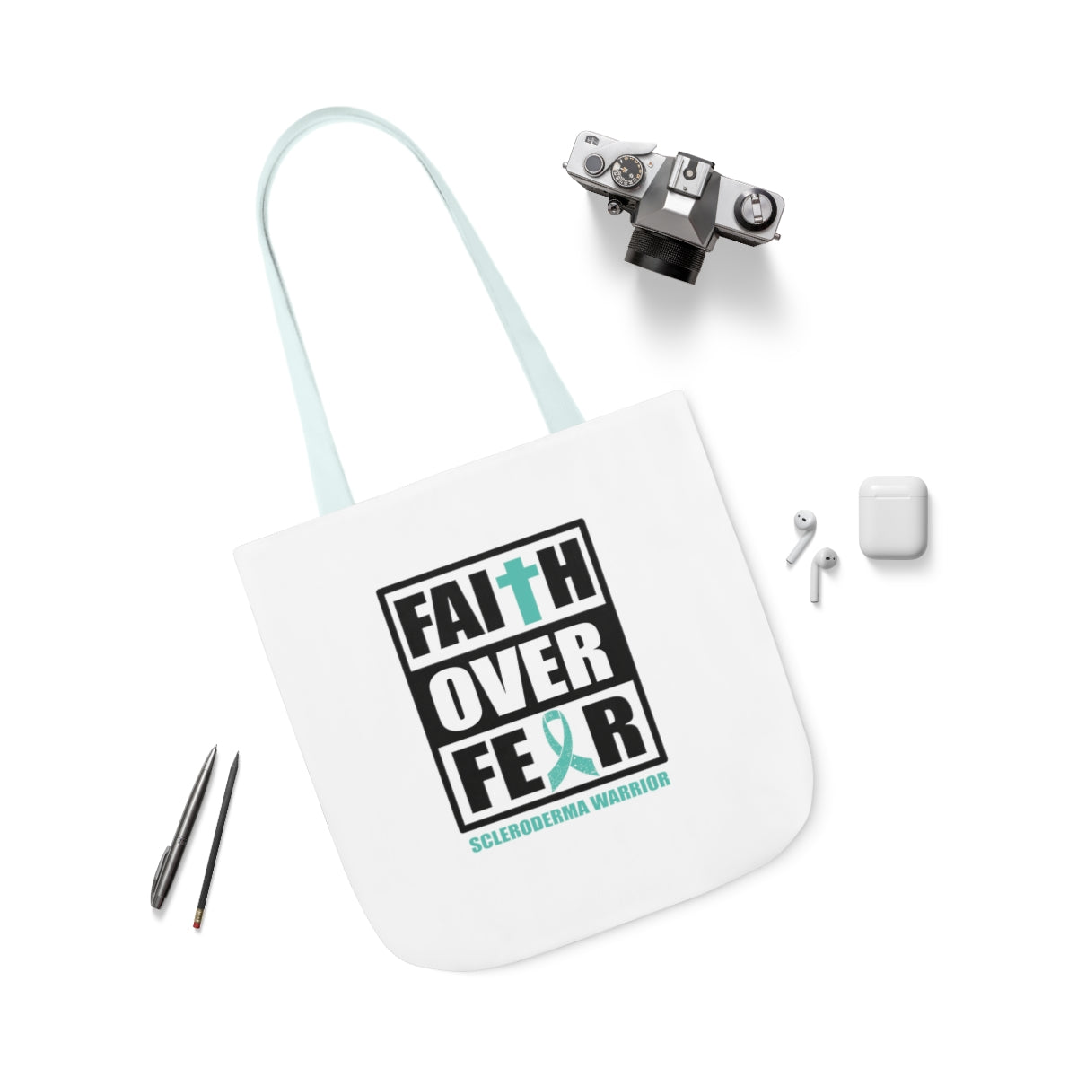 Faith Over Fear - Canvas Tote Bag