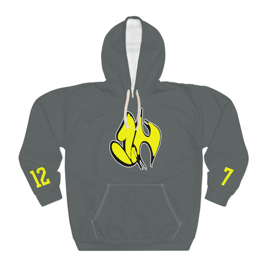 "James' Legendary Crit " - ZN FOREVER  Hoodie Grey (Yellow)