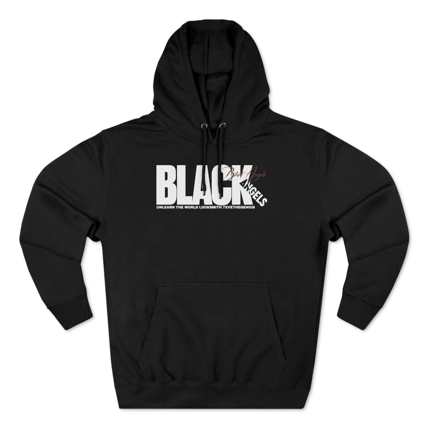 Unlearn The World - Black Angels Hoodie