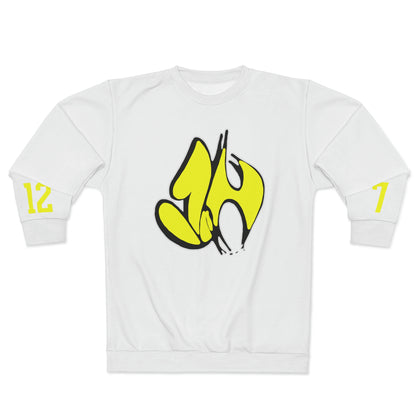"James' Legendary Crit " - ZN FOREVER Crew White (Yellow)